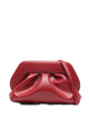 Themoirè Red Polyurethane Handbag