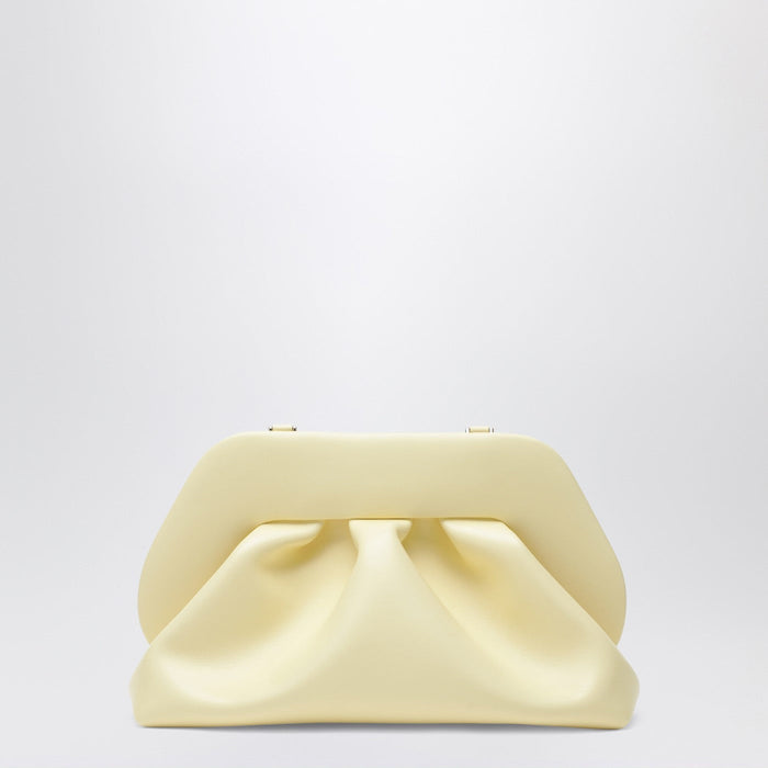 Themoirè Tia Clutch In Pastel Yellow