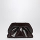 Themoirè Tia Clutch In Chocolate Brown