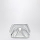 Themoirè Tia Clutch In Silver