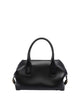 Themoirè Jet Black Tallia Trank Handbag