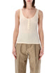 Sessun Sessùn Camargo Ribbed Sleeveless Top