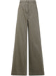 Max Mara "Mxm Alamaro" Cotton Bull Oversized Jeans