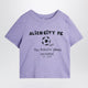 Mini Rodini Purple Alien City Fc T-Shirt