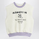 Mini Rodini White Sleeveless Alien City Fc Tank Top