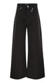 Max Mara Sportmax Spdsiamese - Wide-Leg Cotton Denim Jeans With Signature Metal Detail
