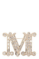Max Mara Bath2 - Monogram Brooch With Crystals