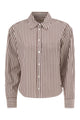 Weekend Max Mara Wkdpanetto - Pure Cotton Striped Shirt