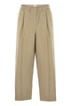Weekend Max Mara Wkdlibero - Pure Cotton Wide-Leg Trousers