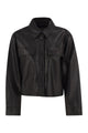 Weekend Max Mara Wkdpiovra - Cropped Lamb Leather Jacket