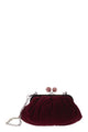 Weekend Max Mara Wkagiochi - Velvet Clutch With Chain Strap