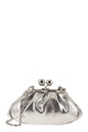 Weekend Max Mara Wkabruno - Metallic Leather Mini Clutch