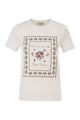Weekend Max Mara Wkdedison - Cotton T-Shirt With Front Graphic