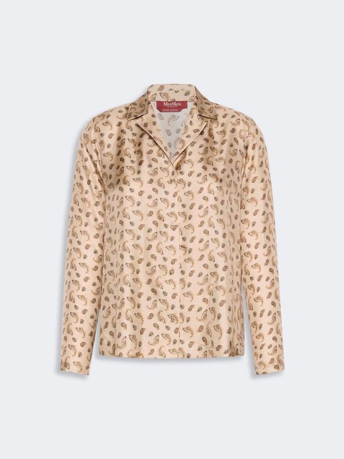 Max Mara Mstudente – Silk Shirt With Paisley Print
