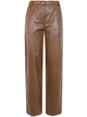 Max Mara Studio "Mst Legno" Nappa Leather Trousers