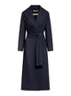 S Max Mara Poldo Dressing Gown Coat In Wool Drap