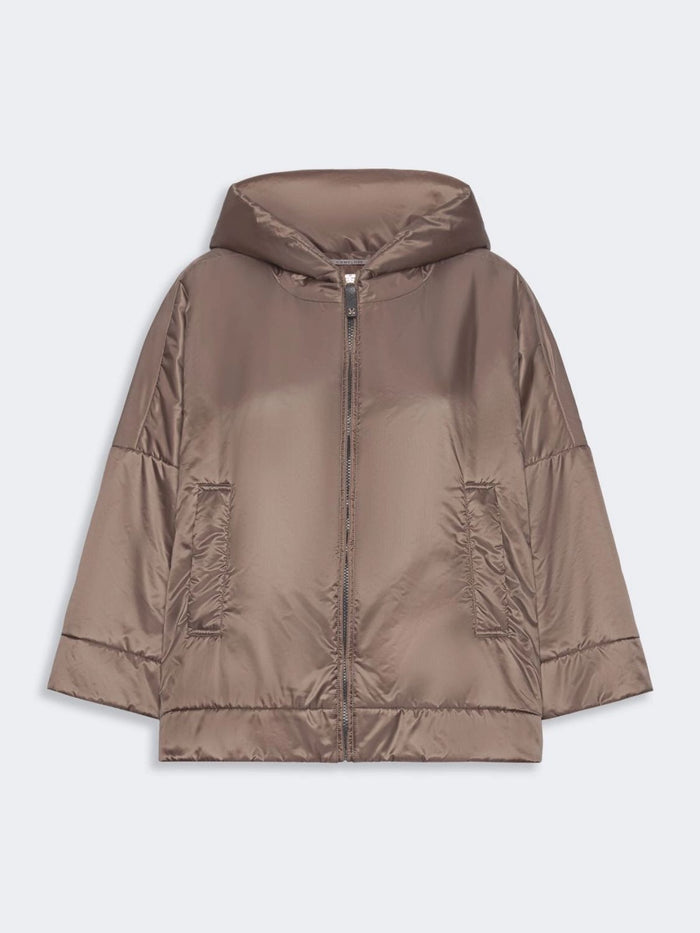 Max Mara The Cube Mtcfiore Quilted Jacket Brown