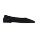 Toteme Slip Ballerinas -  - Leather - Black