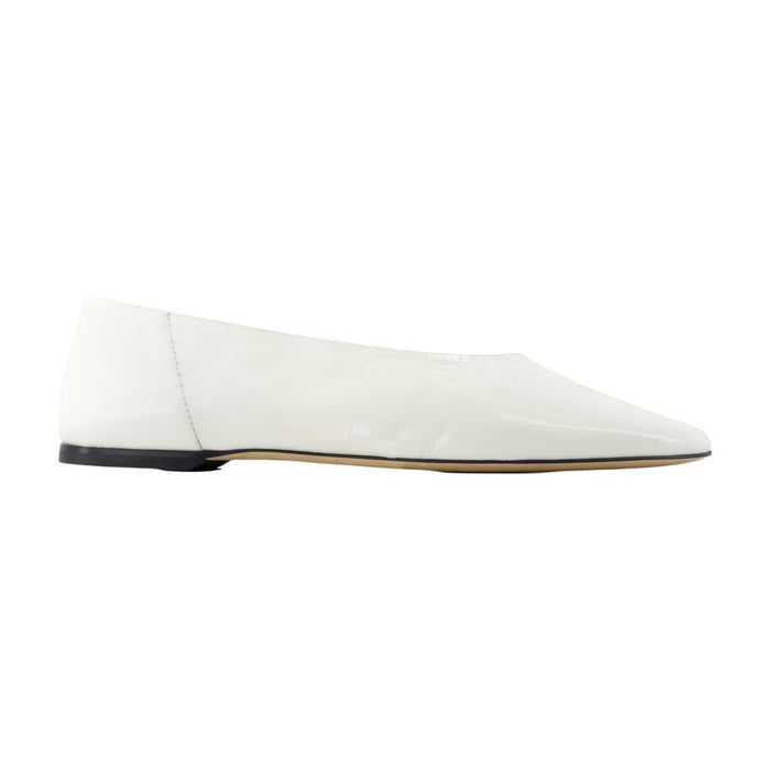 Toteme Slip Ballerinas -  - Leather - White