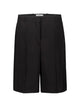 Toteme Black Woolblend Bermuda Shorts