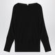Toteme Black Viscose Jersey Top