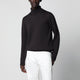 Roberto Collina Brown Wool Turtleneck Sweater