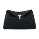 Toteme Mini T-Lock Rope Clutch -  - Canvas - Black