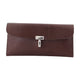 Toteme T-Lock Lizard Wallet -  - Leather - Brown