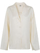 Toteme "Monogram" Silk Pijama Top