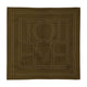 Toteme Embroidered Monogram Scarf -  - Silk - Brown