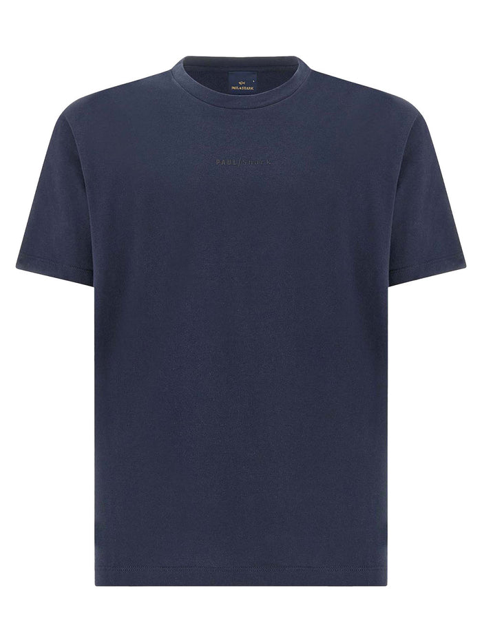 Paul & Shark Logo-Print Lightweight Cotton Jersey T-Shirt