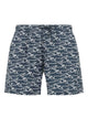 Paul & Shark Swimwear Portofino With Iconic Sharks Waves Print