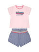 Marc Jacobs Logo T-Shirt And Shorts Set