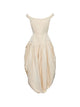 Magda Butrym Magda Butrym Off-Shoulder Bubble-Skirt Draped Dress