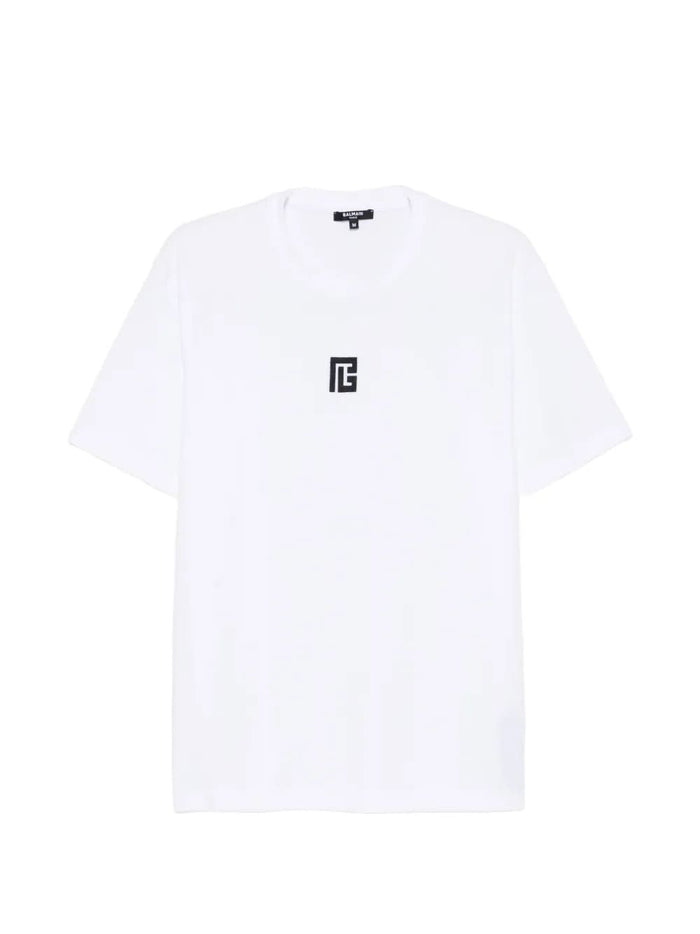 Balmain Balmain Logo-Embroidered T-Shirt