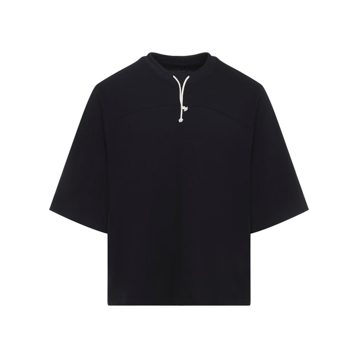 Mordecai Black Cotton Cord Band T-Shirt