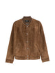 Yves Salomon Brandy Calf Wool Polyamide Jacket