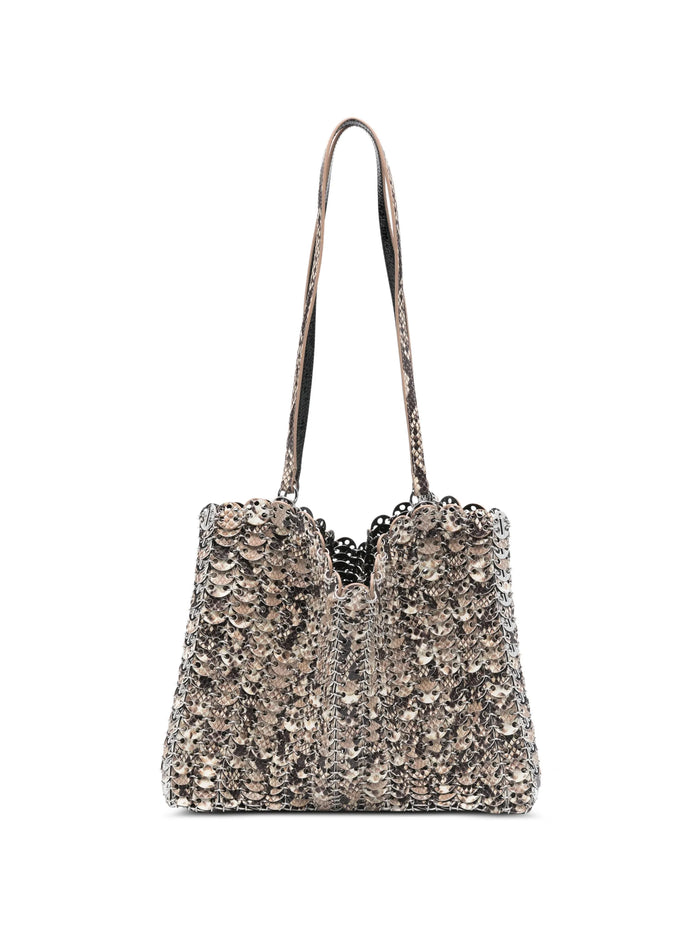 Paco Rabanne Snake White Silver Calf Steel