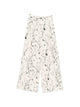 White Sand Printed Wide-Leg Trousers