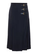 Chloé Black Midi Skirt