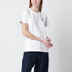 Parajumpers White Cotton Tshirt With Logo Patch