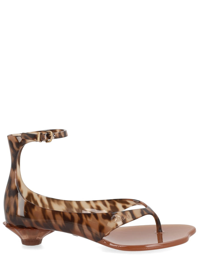 Chloé Brown Thermoplastic Polyurethane Heel