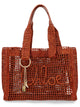 Chloé Brown Raffia Palm Handbag