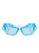 Ottolinger Ottolinger Sunglasses Clear Blue