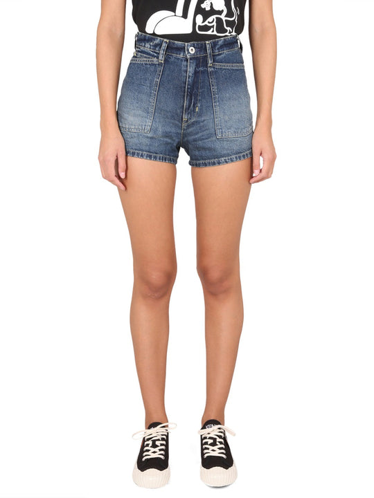Kenzo Short In Denim