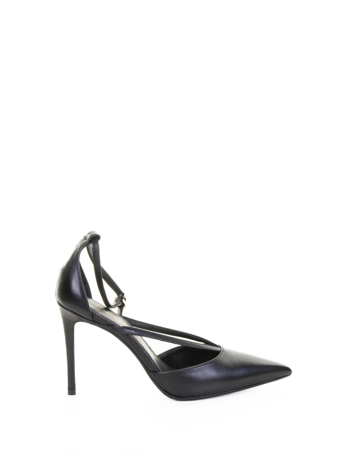 Chantal Chantal Black Nappa Leather Pump