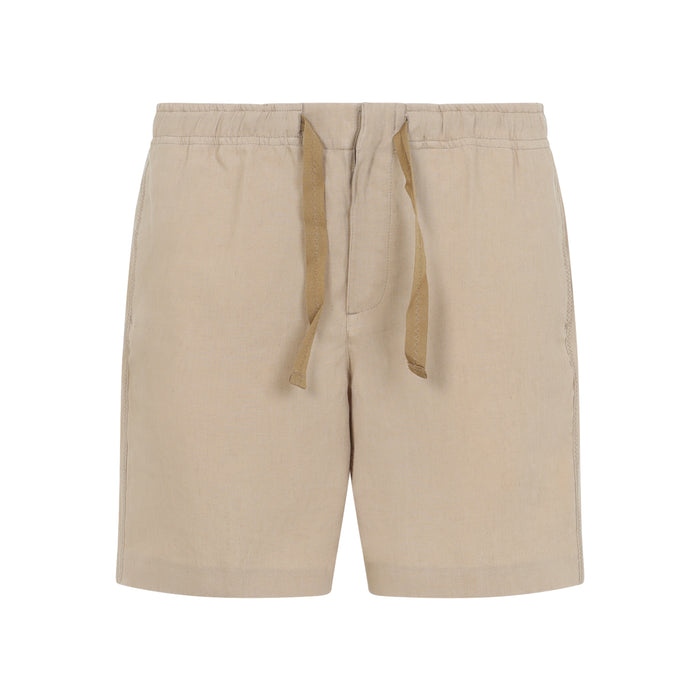 Orlebar Brown Beige Alex Linen Bermuda
