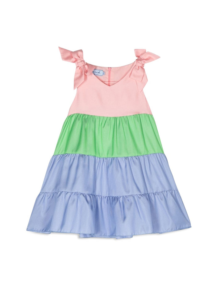 Mimisol Multicolor Satin Dress