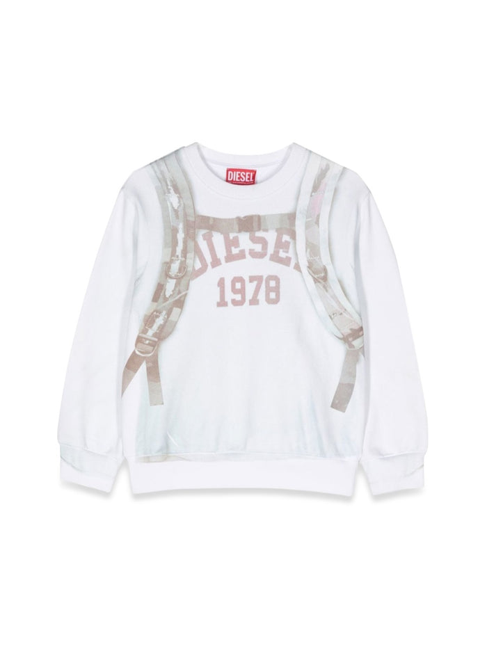 Diesel Kids Saffy Over Crewneck Sweatshirt