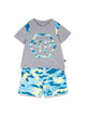 Philipp Plein Camou T-Shirt And Shorts Set